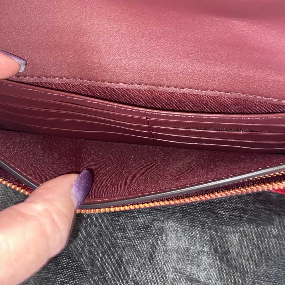 Coach Anna Foldover Crossbody Clutch EUC like new! - Picture 6 of 11